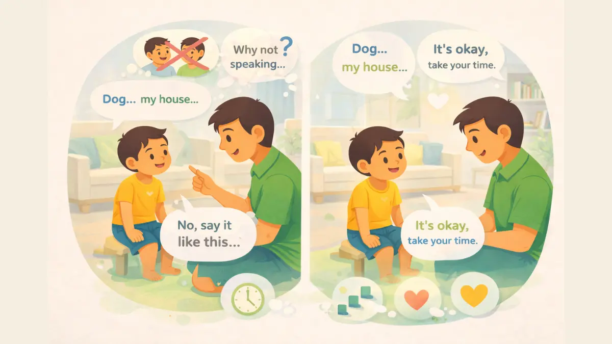 मुलांना इंग्रजी शिकवताना पालकांकडून होणाऱ्या सामान्य चुका आणि योग्य पद्धत